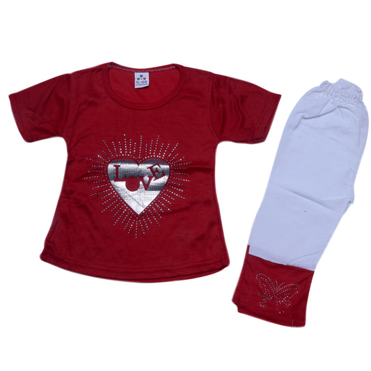 Summer simple shirt and trouser for girls