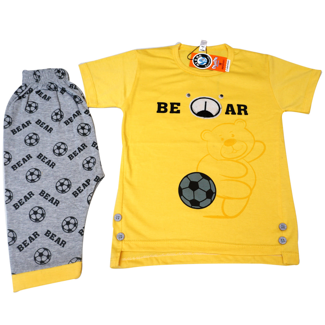 Bear Style Shirt and Short for Kids