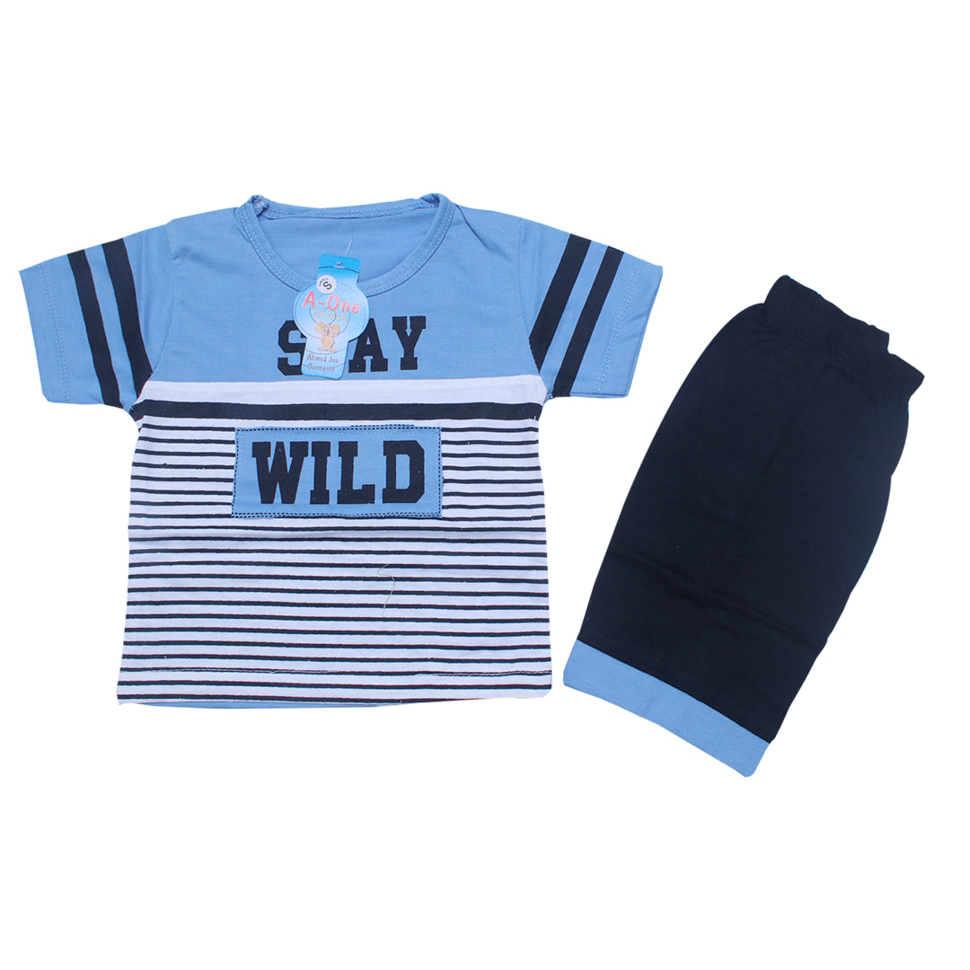 Simple T-shirt and Shorts for Kids