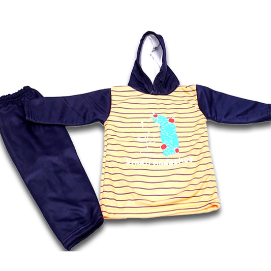 Graphic design pull over hoodie for boys