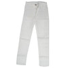 Stretchable cotton jeans for boys in white color