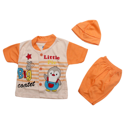 New born baby shirt and trouser with cap