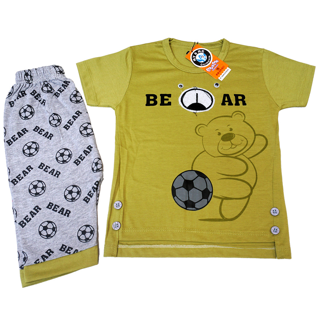 Bear Style Shirt and Short for Kids