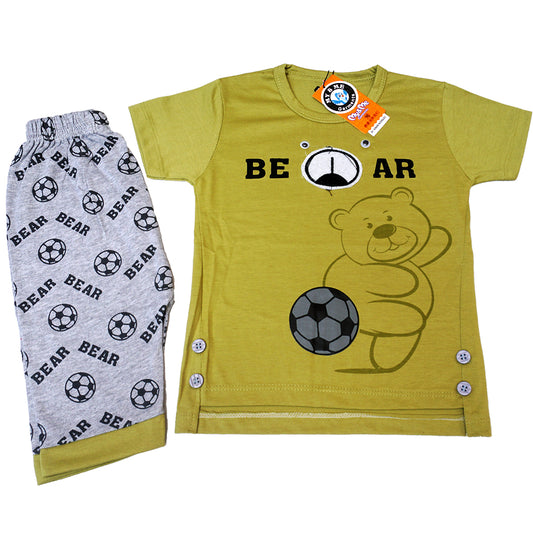 Bear Style Shirt and Short for Kids