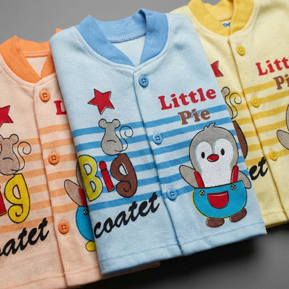 Newborn Baby Shirt Trouser With Cap Set | Soft Cotton Baby Dress For Boys & Girls