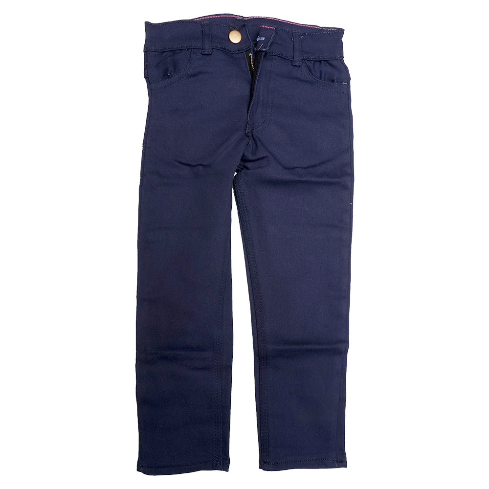 Royal Blue Stretchable Jeans for Boys | Premium Cotton Slim Fit Kids Casual Pants
