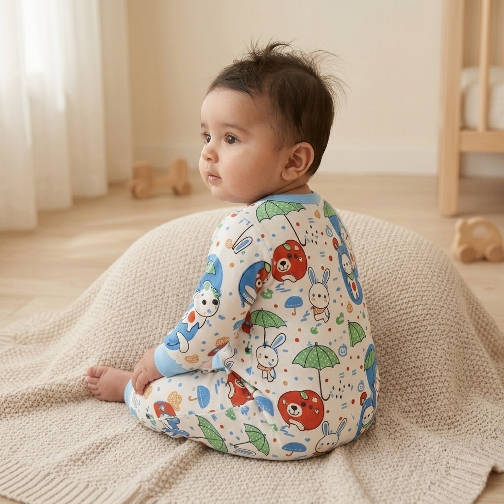 New born baby suits in cotton (pack of 3)