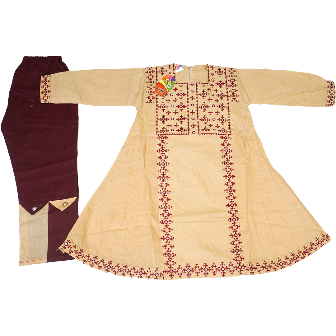 Baby Girls Simple Cotton Frocks