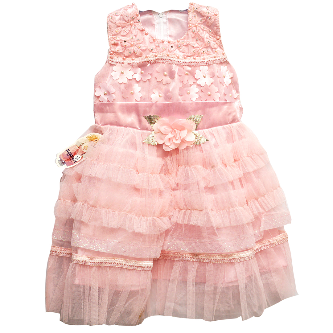 Fancy Frill Frock For Girls