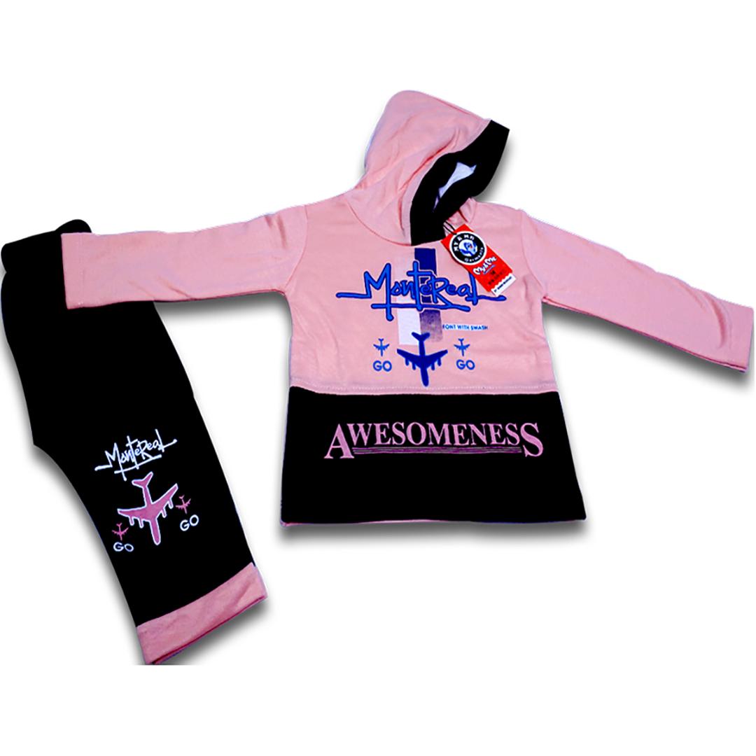 Plane aviator designed  pull over hoodie for kids