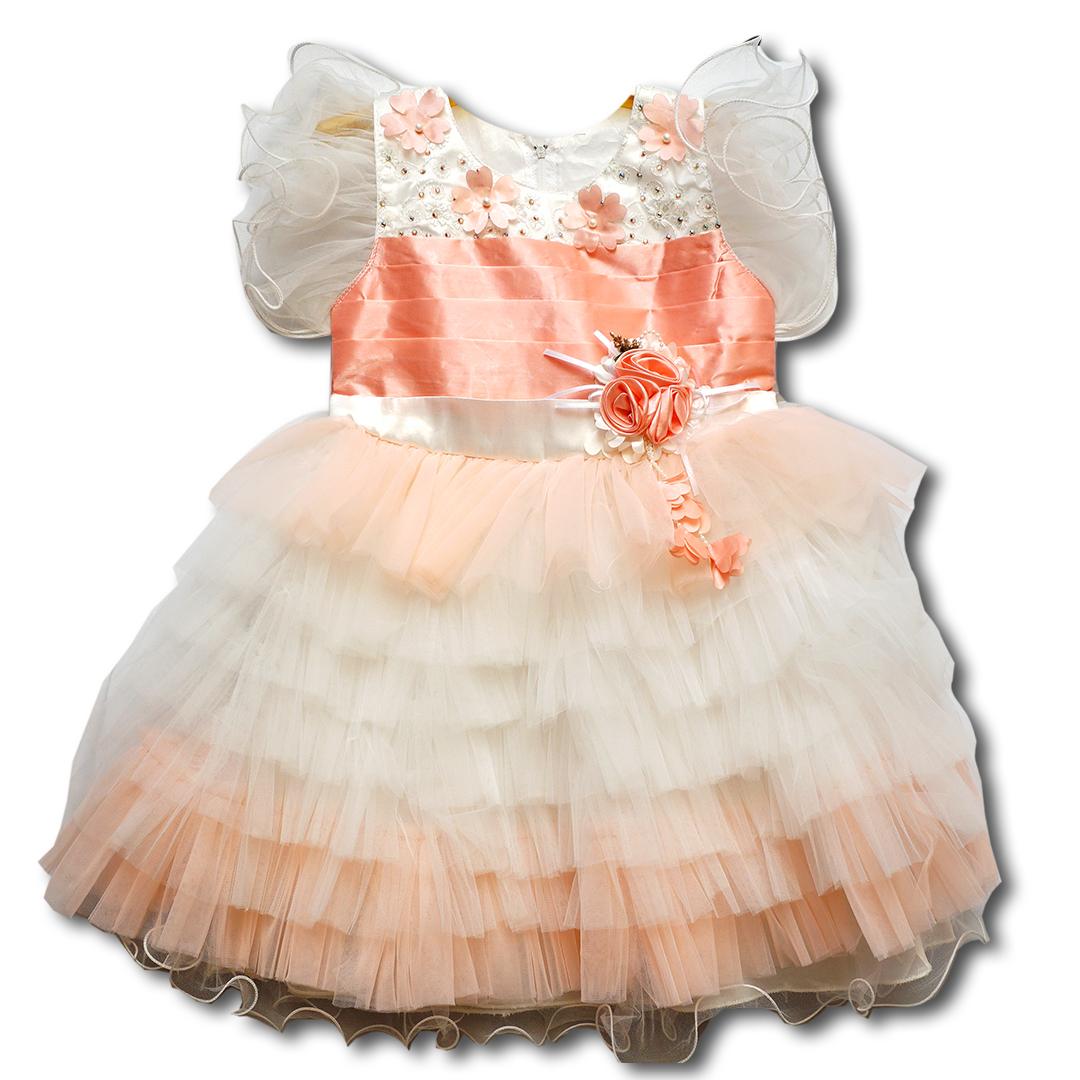 Party Wear Ruffle Layered Frock