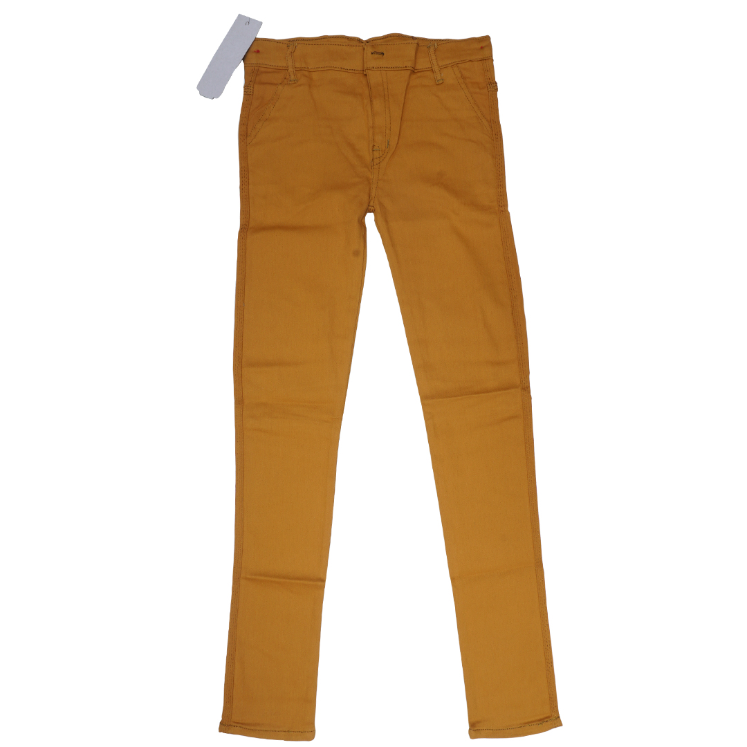 Golden brown jeans for boys