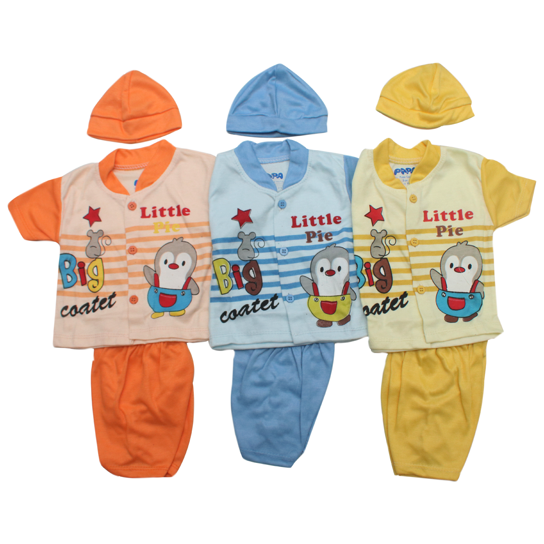 New born baby shirt and trouser with cap