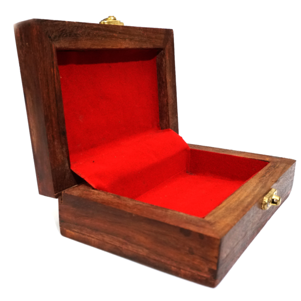 Antique wooden jewelry box - Image 2