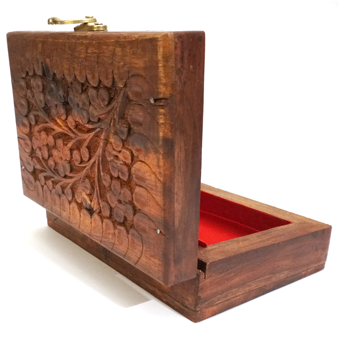 Antique wooden jewelry box - Image 3