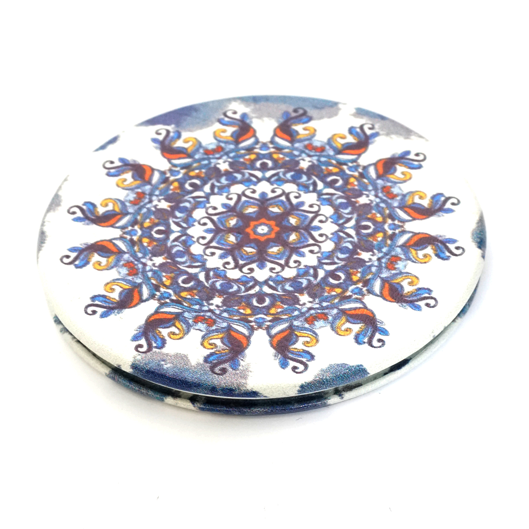 Fancy Pocket Mirrors- Blue Color