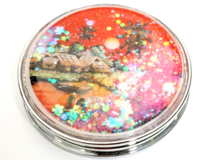 Fancy Pocket Mirrors- Red Color