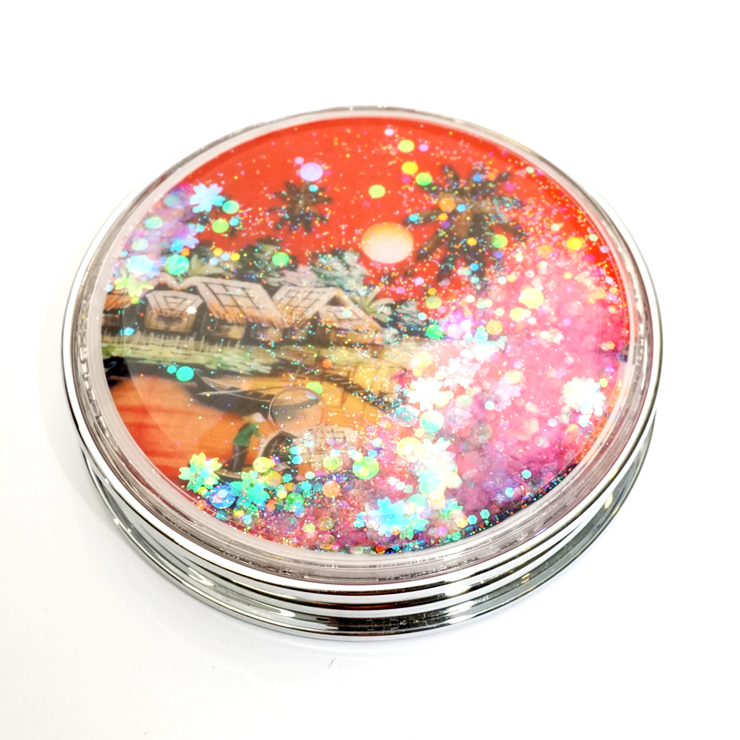 Fancy Pocket Mirrors- Red Color