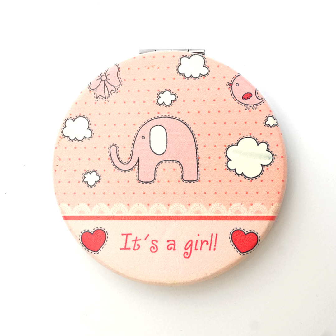 Fancy Pocket Mirrors- Baby Pink Color