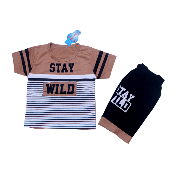 Simple T-shirt and Shorts for Kids